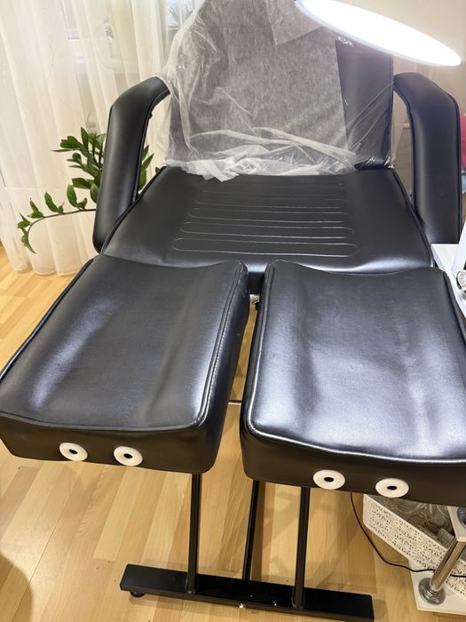 Кресло кушетка черная