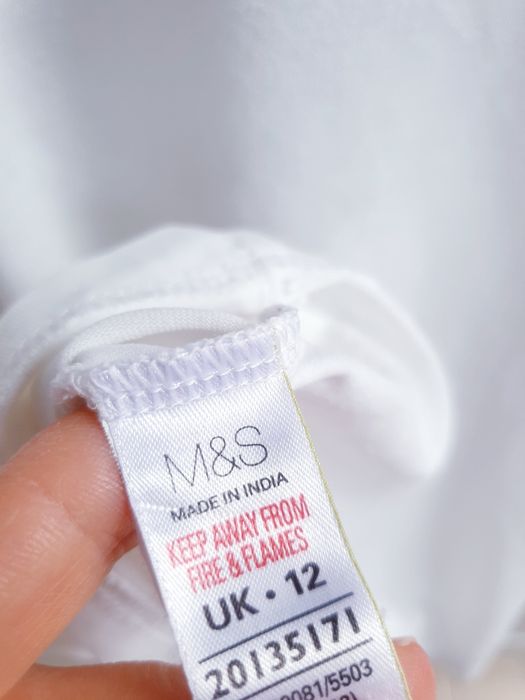 Biała koszulka t-shirt M&S 38 40