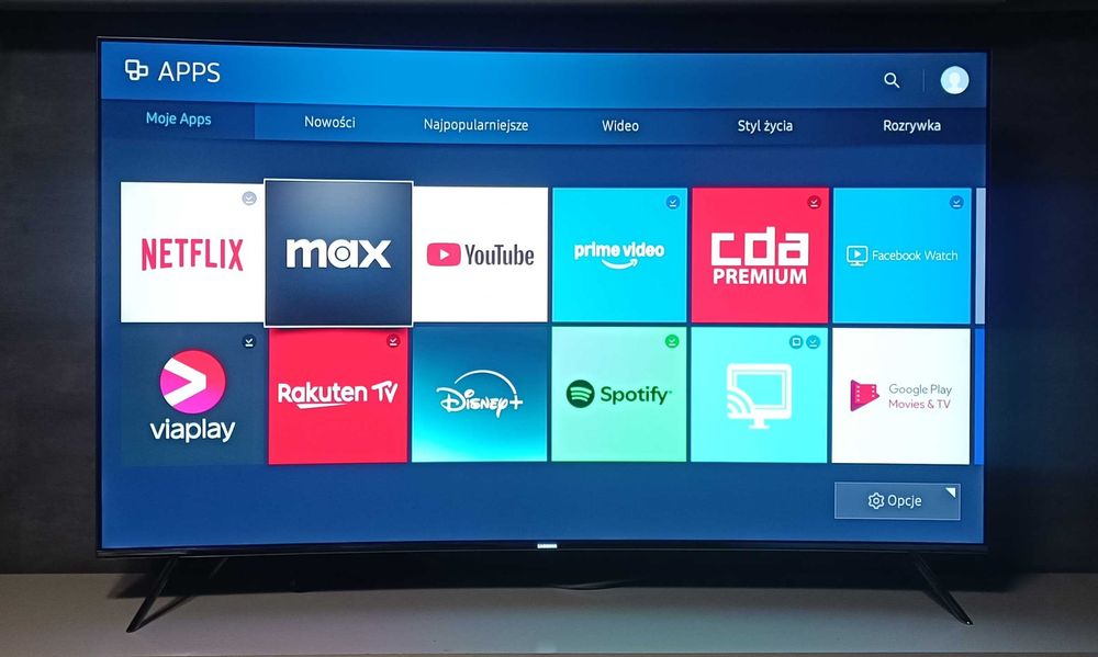 TV Samsung 55 Cali 120 Hz HDR1000 4K CURVED Smart TV DVB-T2 HEVC +++