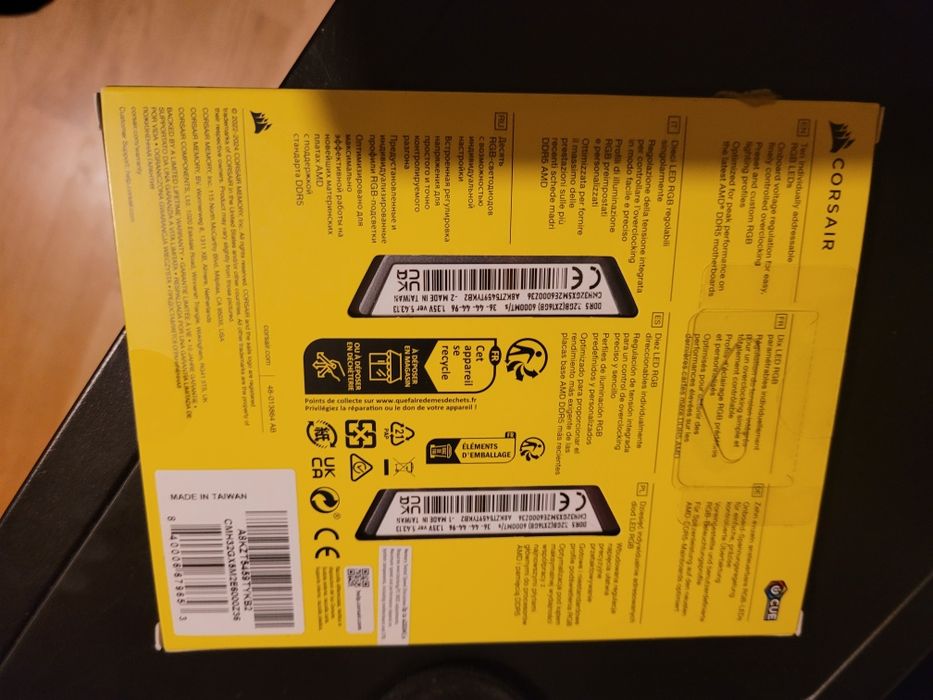 Corsair Vengeance DDR5 32gb(2x16)  CL36 LED