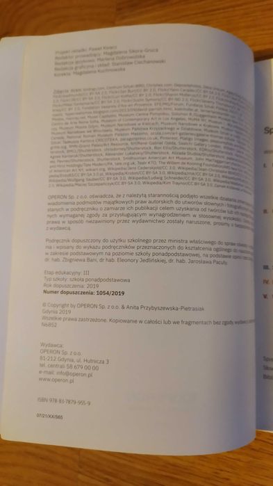 Plastyka podręcznik dla szkół ponadpodstawowych z. podstawowy Operon