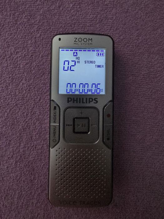 Cyfrowy Dyktafon Philips Voice Tracer LFH0862 – Stan Bardzo Dobry!