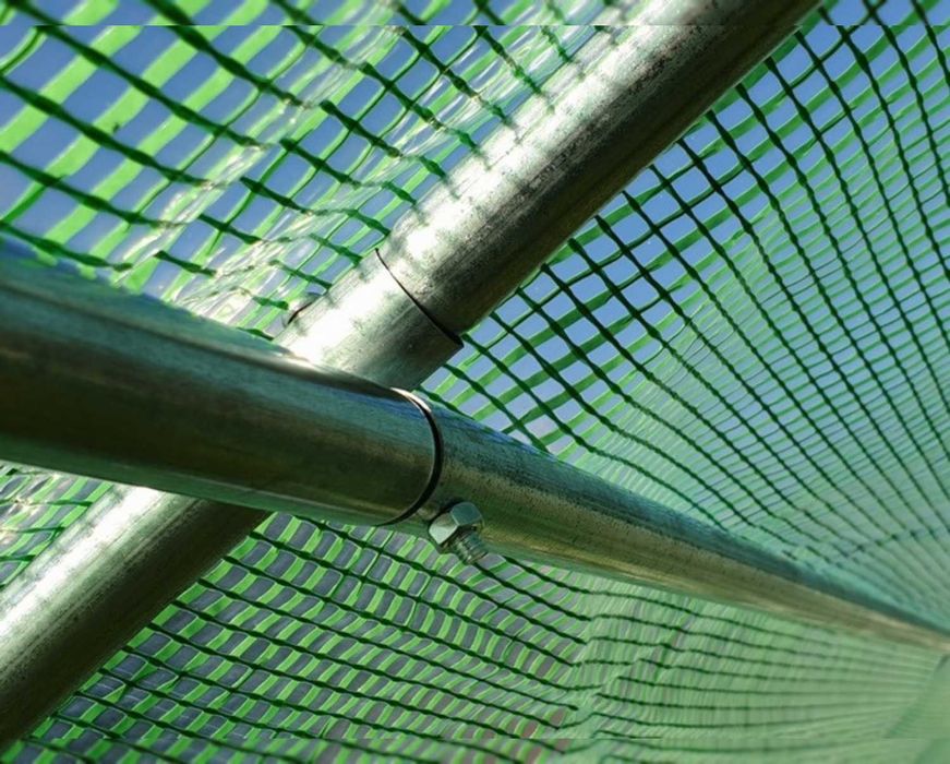 Tunel Foliowy Ogrodowy (STELAŻ Ocynkowany + FOLIA) DUŻY 10m² 4x2,5x2 m