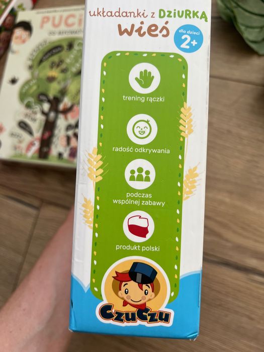 Puzzle edukacyjne z dziurką CzuCzu Wieś