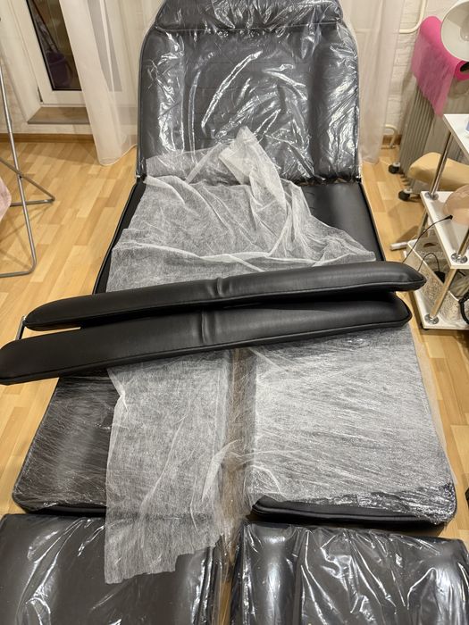 Кресло кушетка черная