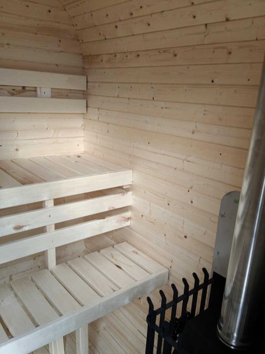 Sauna QUADRO 3,35m Przedsionek taras