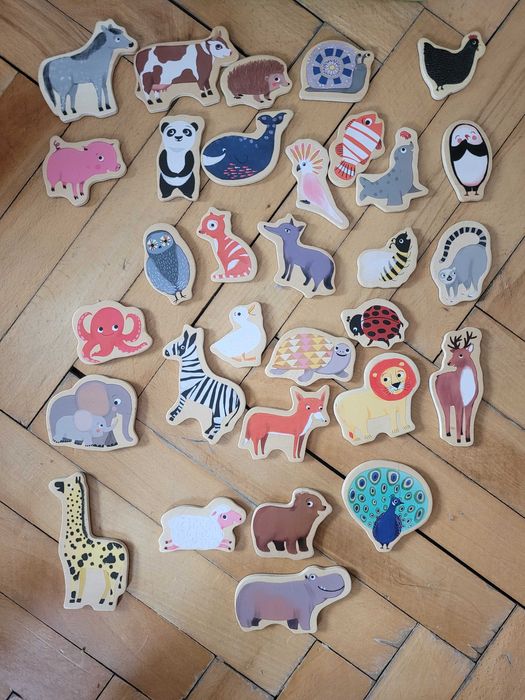 DJECO magnesy układanka ZWIERZĘTA Magnimo 2+