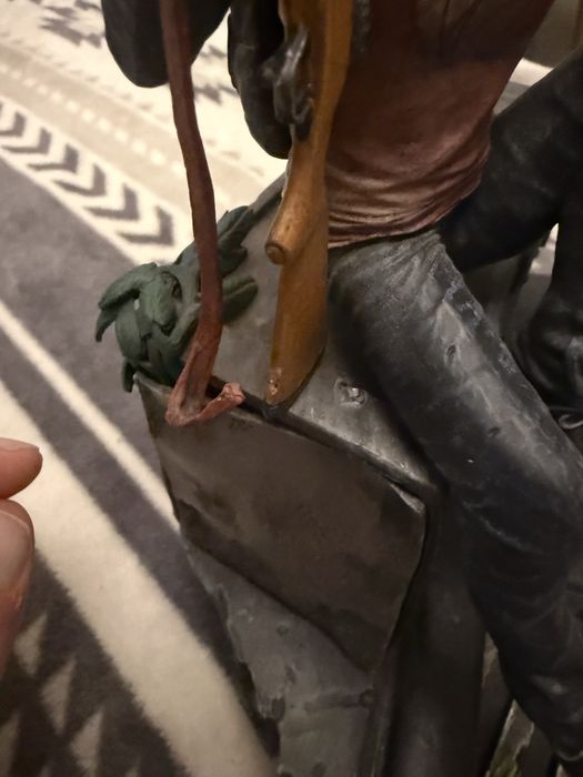 The Last of us post pandemic edition Joel & Ellie Estátua PS3 Raro
