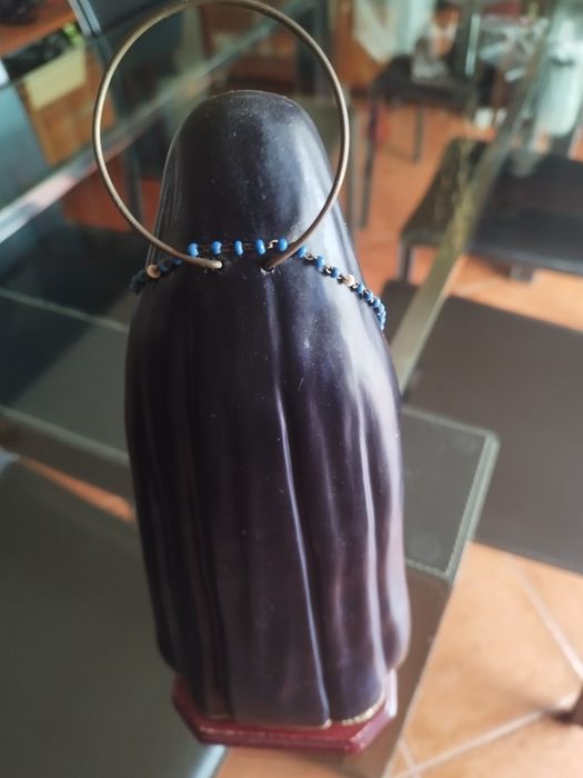 Arte sacra estátua da Nossa Senhora da Agonia 30cm
