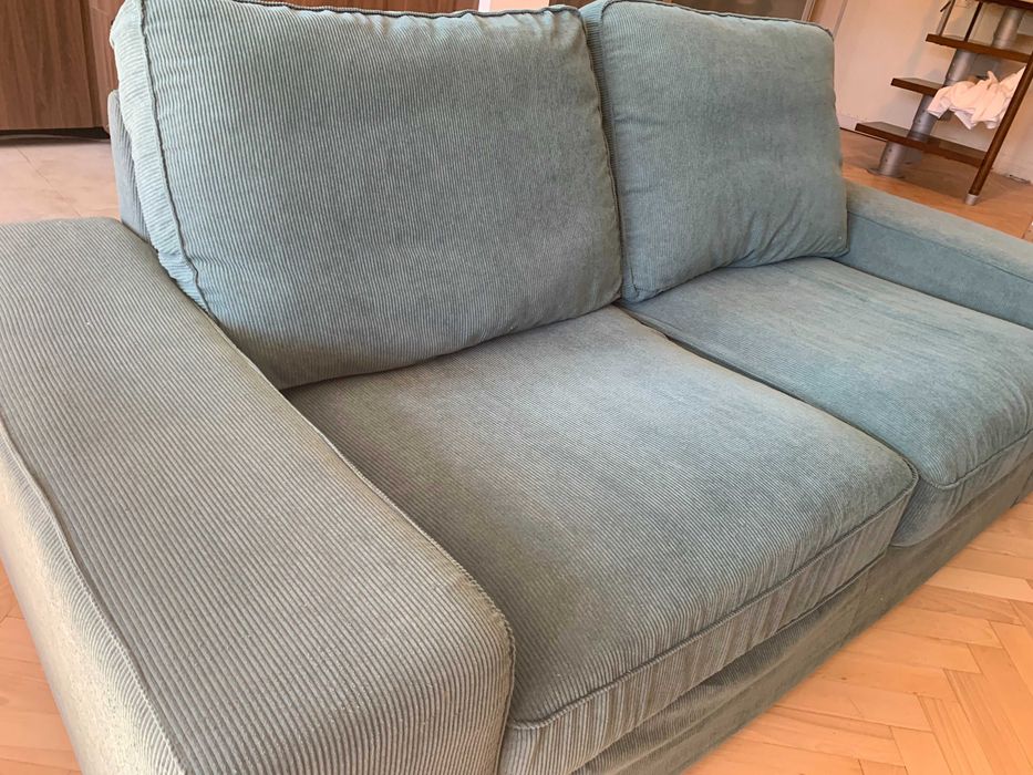 Sofa 2-osobowa Ikea-KIVIK ,  szaroturkusowy.