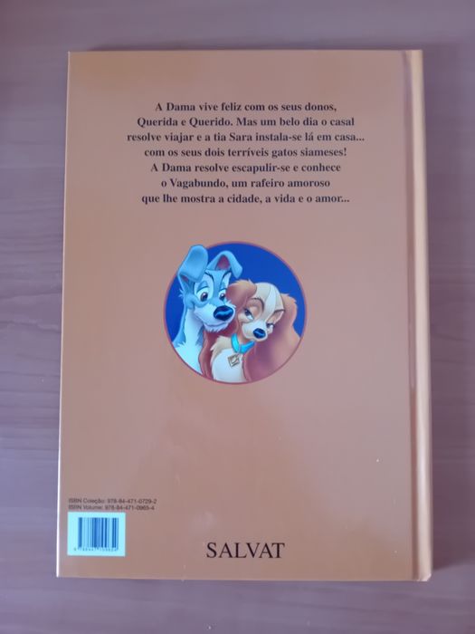 Livro Novo-colecção Disney-A Dama e o vagabundo