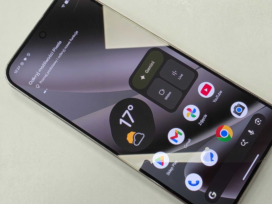 Google Pixel 10 PRO XL Dual SIM (SIM + eSIM)/ 16GB/ 256GB/ Light Porcelain/ Grade C/ + ładowarka/ 28.06.25/ 137 cykli ładowania
