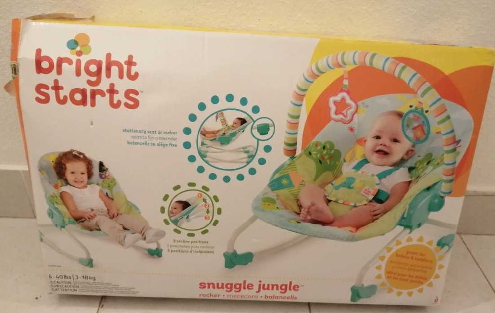 Cadeira de balanço e assento para bebés, Bright Starts