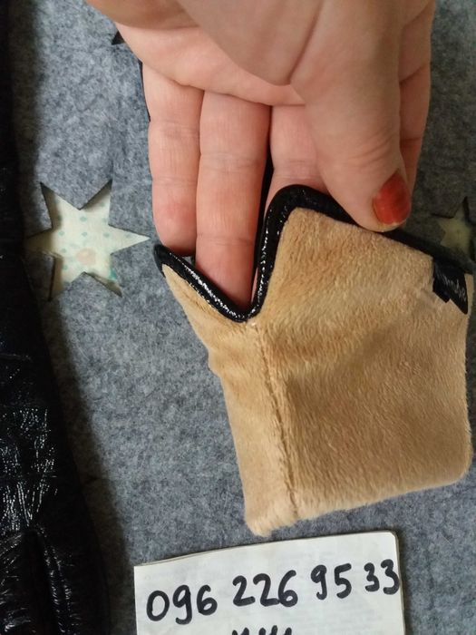 Высокие/ 7.5 р /женские кожаные  перчатки