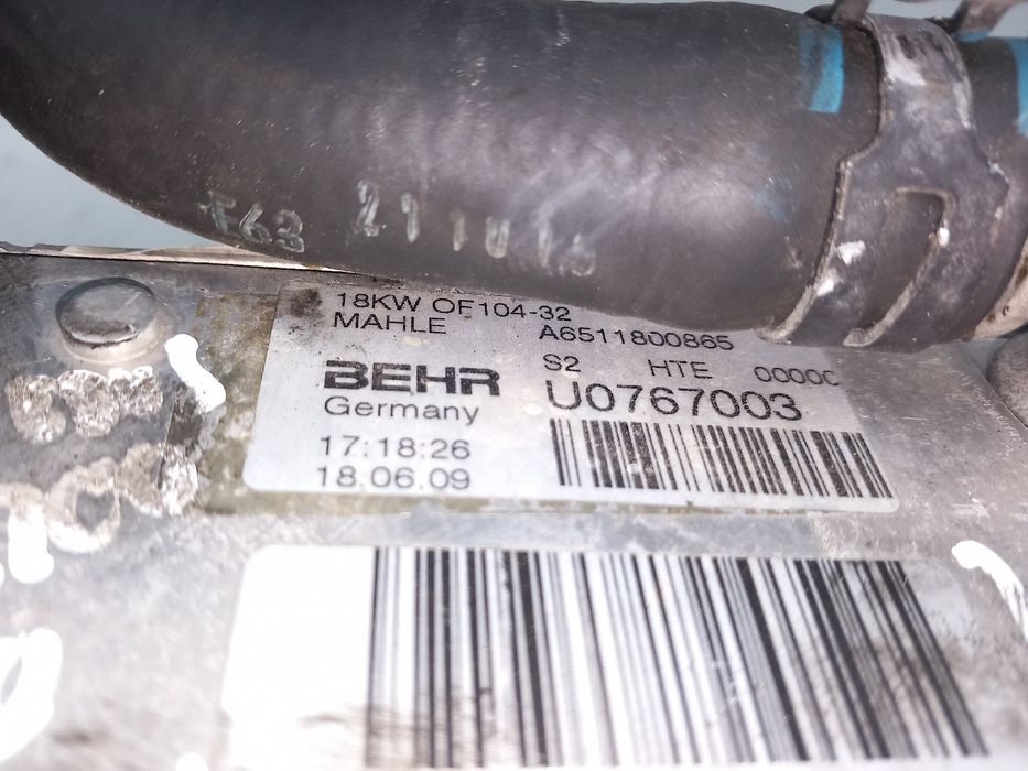 Radiador do óleo MERCEDES-BENZ Classe C Carrinha (S204)