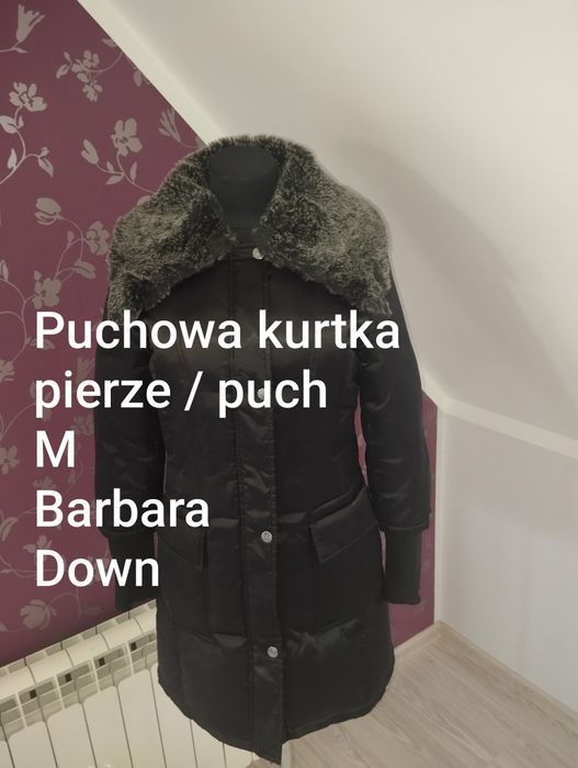 Ciepły płaszcz z naturalnym puchem Barbara B. / Warm down coat Barbara