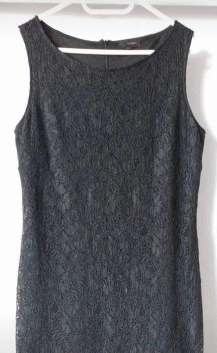 Czarna elegancka sukienka koronka Kappahl rozm.XL