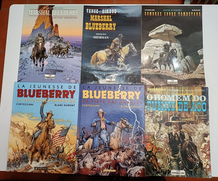 80 Albúns Coleção Blueberry, Meribérica, Asa e Editorial Ibis