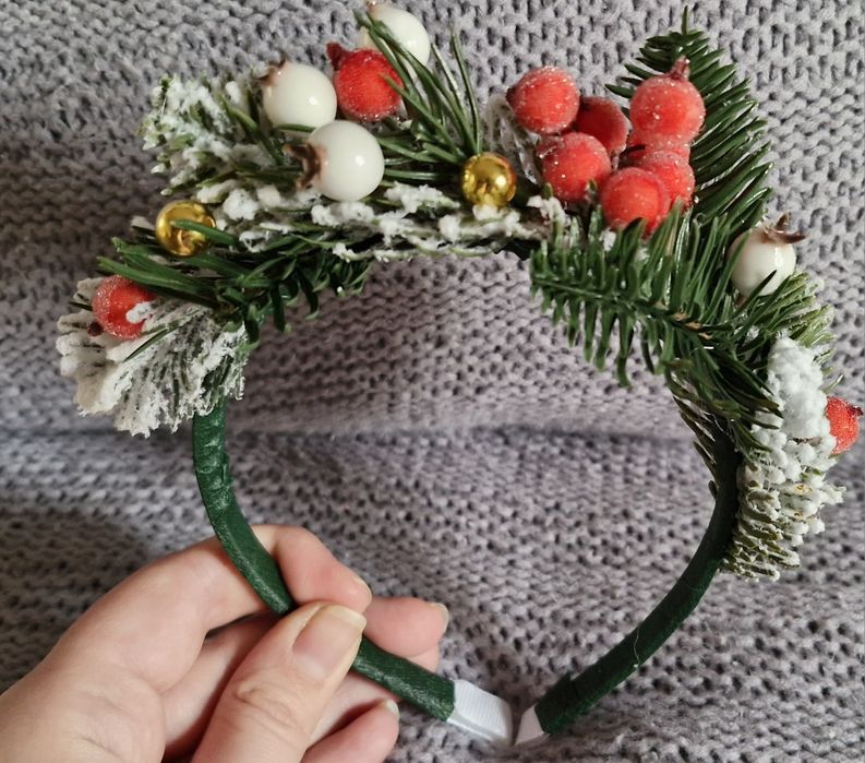 Обруч сніжинки.новорічник