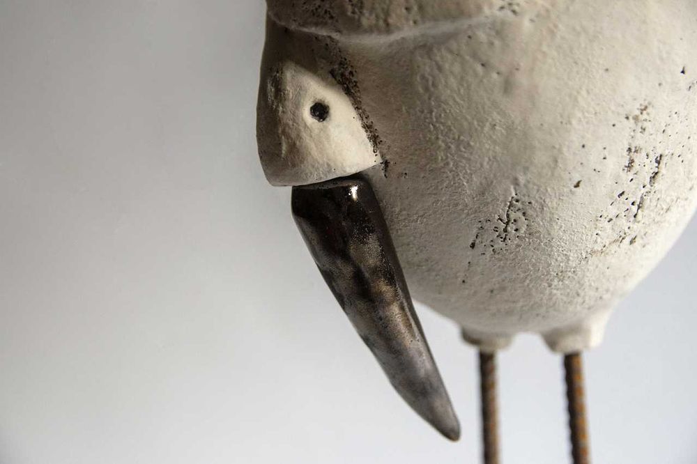 Rzeźba ceramiczna Kiwi