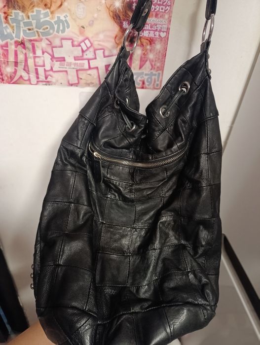 Вінтажна шкіряна сумка y2k !