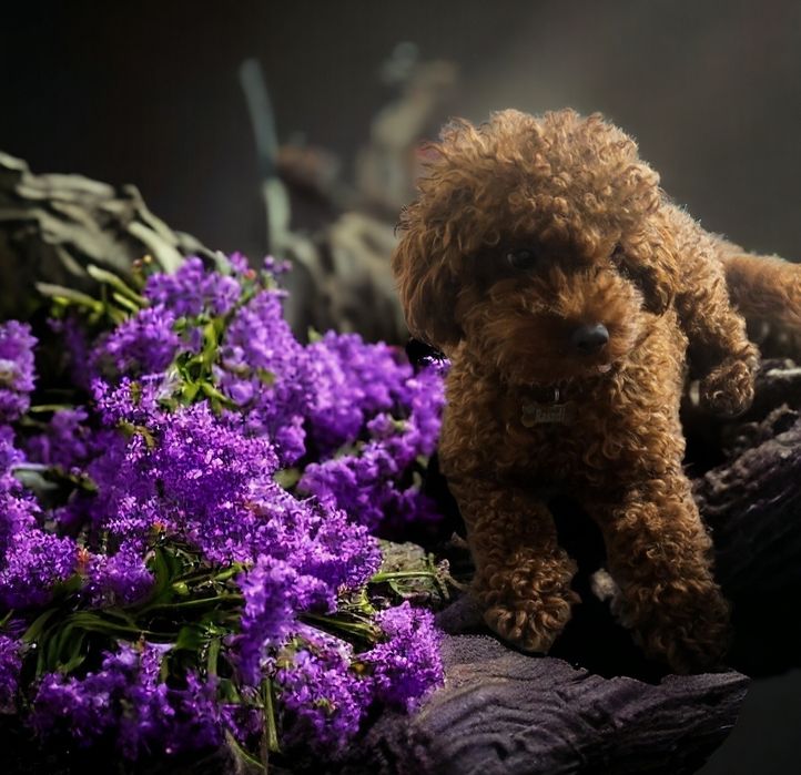 Reproduktor Pudel Toy Red Braun ( certyfikat )