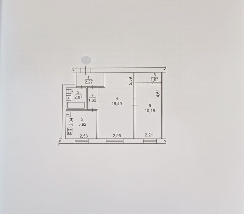 Квартира, 2 кімнати, Незалежної України, 2-А