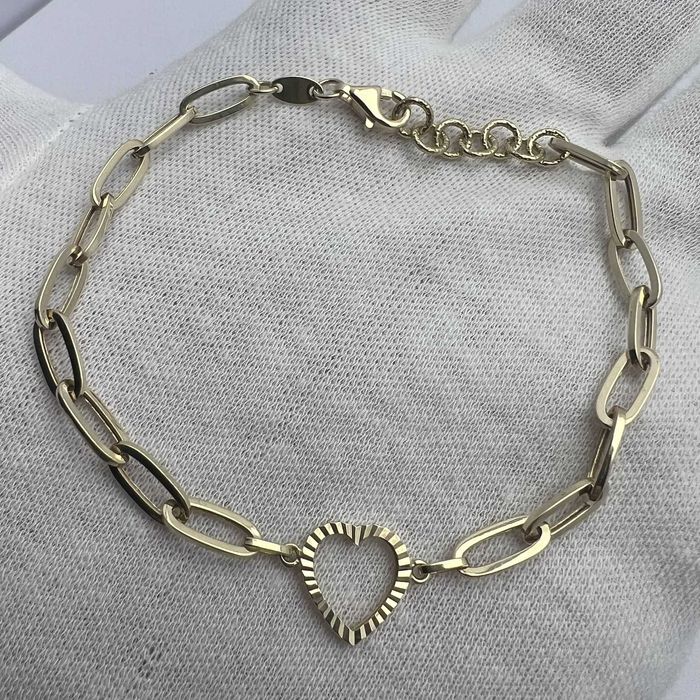 Wyjątkowa złota bransoletka P585 2,74G 18-20cm 0,4cm