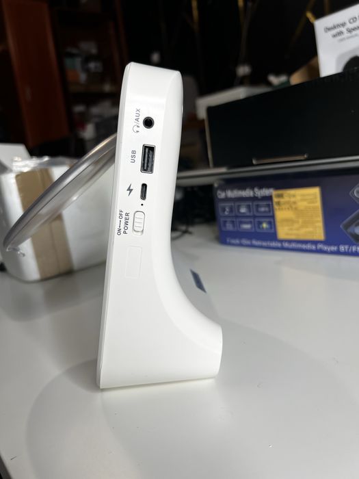 odtwarzacz cd z głośnikami – biurkowy / desktop – nowy