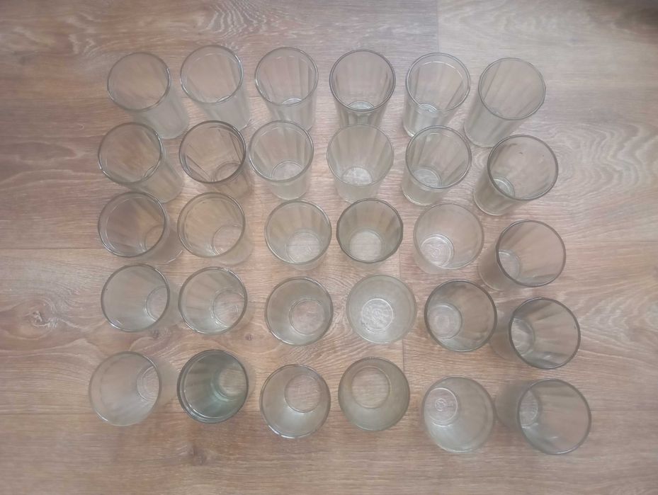 Стакани гранені 30 штук