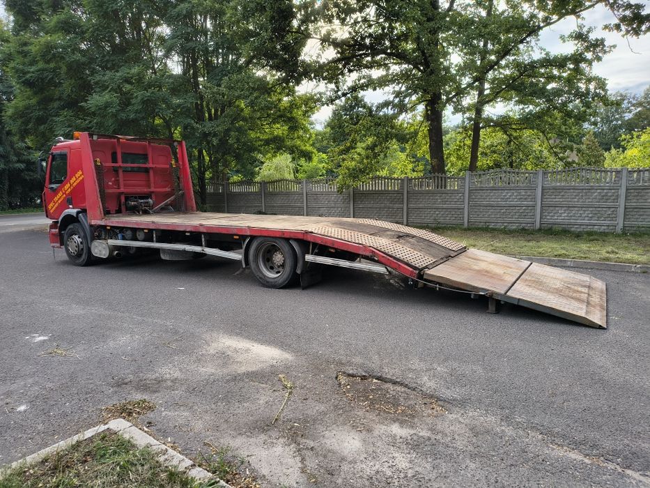 Renault Premium 260 ład. 10 ton laweta specjalny pomoc drogowa klapa hydrauliczna rampa do koparek wózków widłowych blokada mostu klimatyzacja