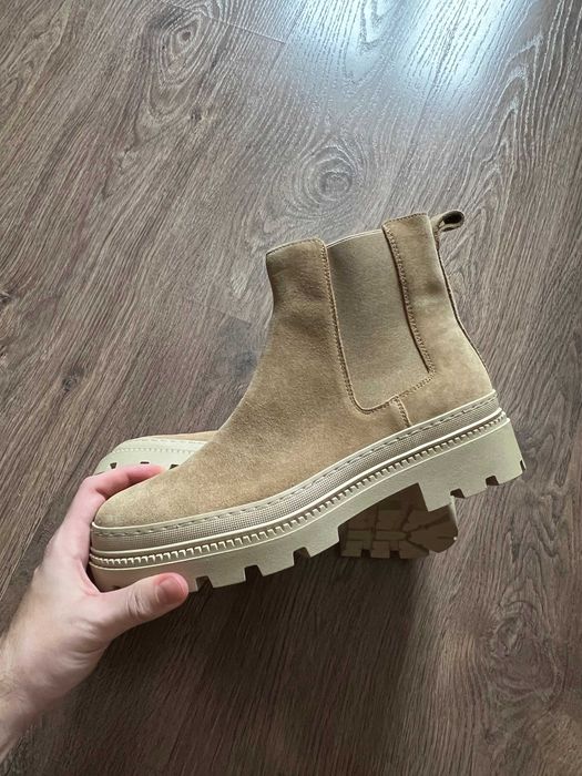 Шкіряні челсі Zara р 43 (27,6 см)