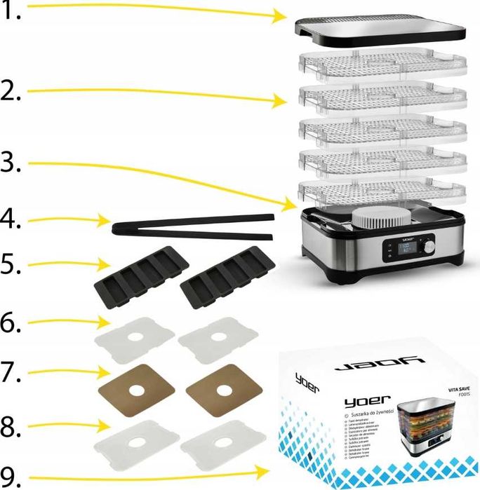 DUŻA Suszarka do Grzybów Owoców ta warzyw