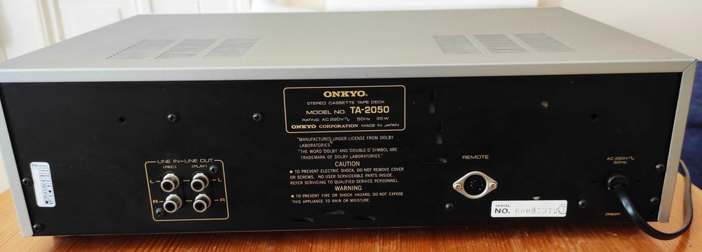 Magnetofon Kasetowy ONKYO TA-2050
