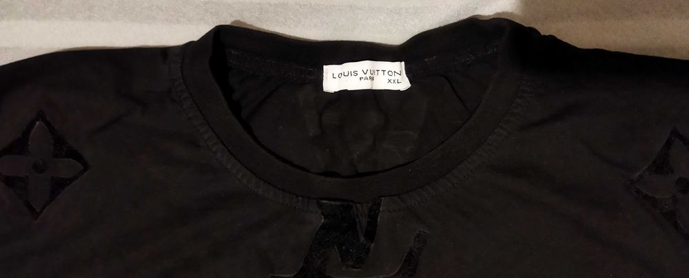 Футболка Louis Vuitton - чёрная. (р52)