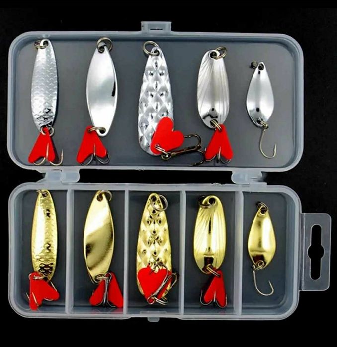 Набор воблеров 10 шт. Воблер. Блесна.Приманка на щуку,  окуня, судака.