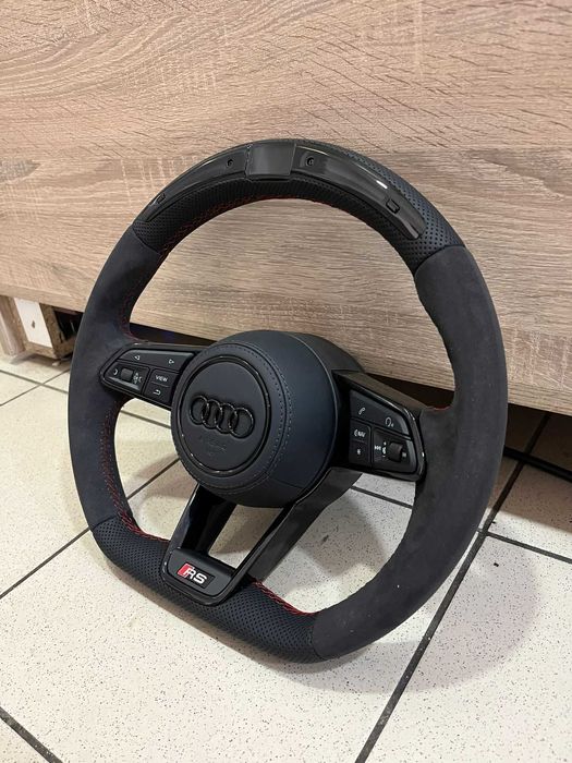 Volante Audi A3 8V A4 B8 TT 8J Q3 Q5 (S-Line / RS) Estilo R8