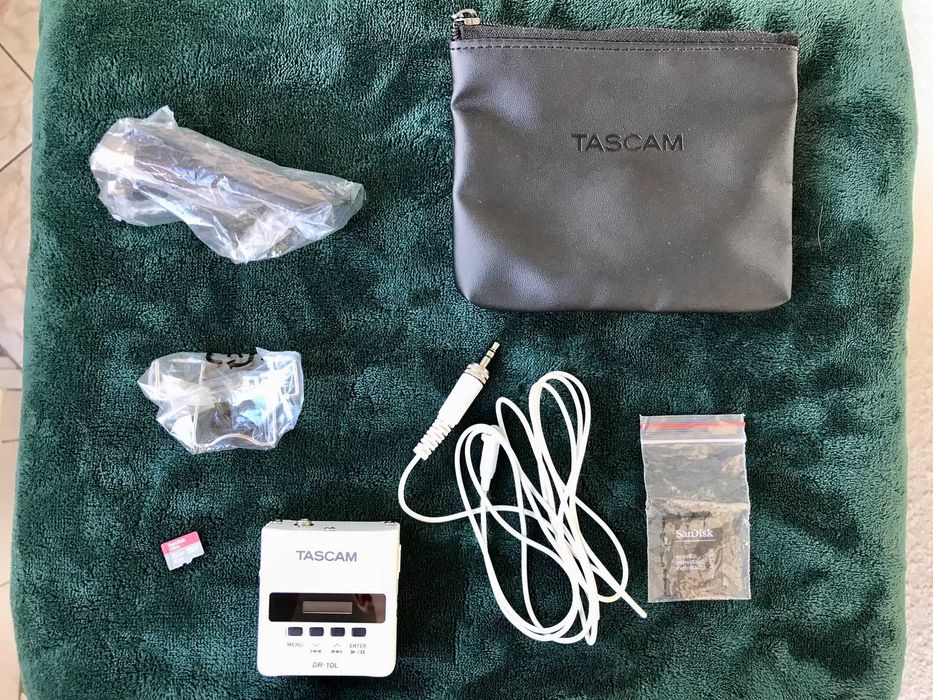 Rejestrator audio z mikrofonem Tascam DR-10L Biały