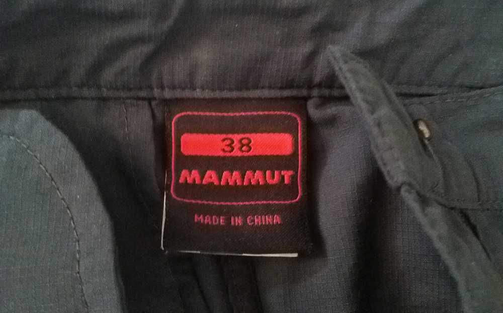 тёмно-серые с синим капри/бриджи трекинговые mammut 38 размер (M)
