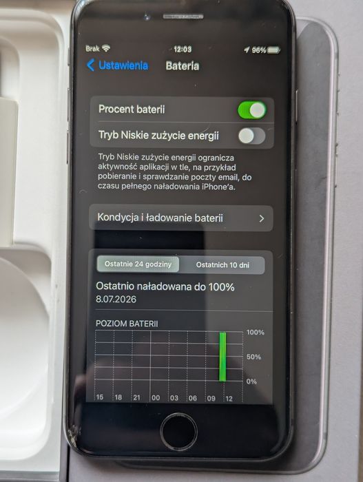 iPhone 8, nowa bateria