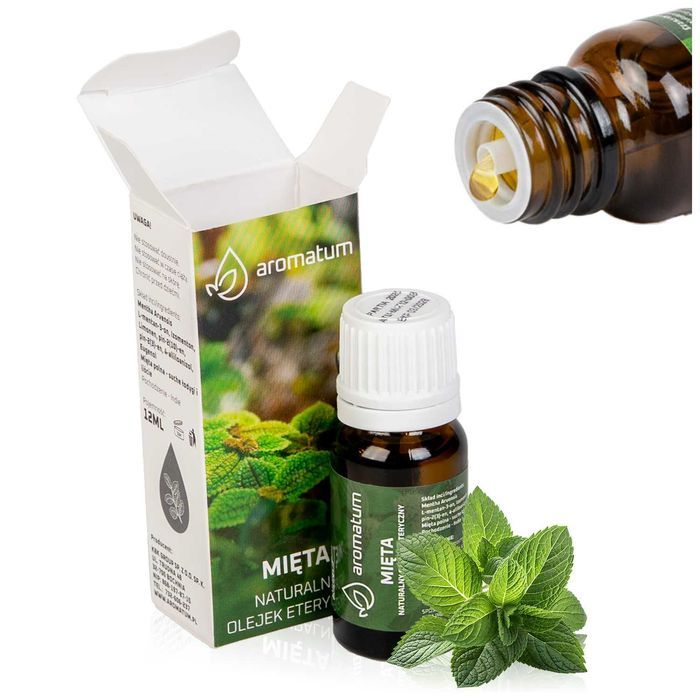Naturalny olejek eteryczny o ZAPACHU MIĘTY miętowy olejek 12 ml