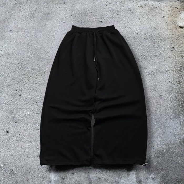 Baggy black bershka sweatpants opium широкі спортивні штани джинси