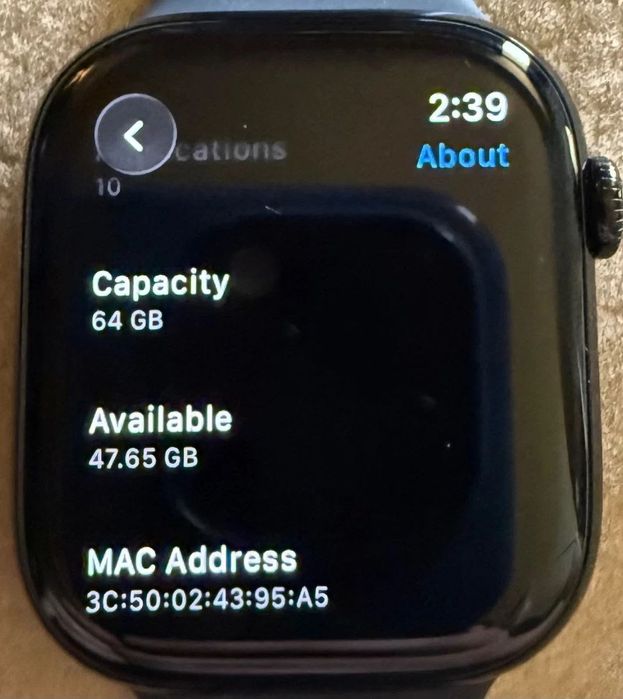 Apple Watch Series 10 46mm Black