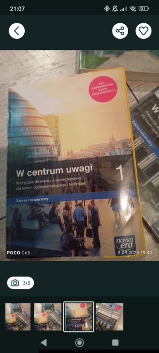 Wos rozszerzenie klasa 1,2 stare wydanie