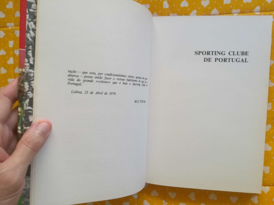 livro antigo SPORTING grandes equipas portuguesas de futebol