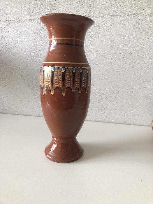 Wazon 24 cm ceramika, kamionka bułgarska