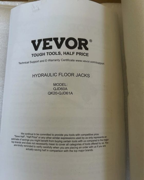 Macaco hidráulico de piso de perfil