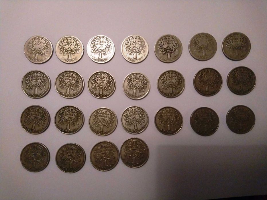 Moedas antigas de 1$00, Republica Portuguesa (1927 a 1968)