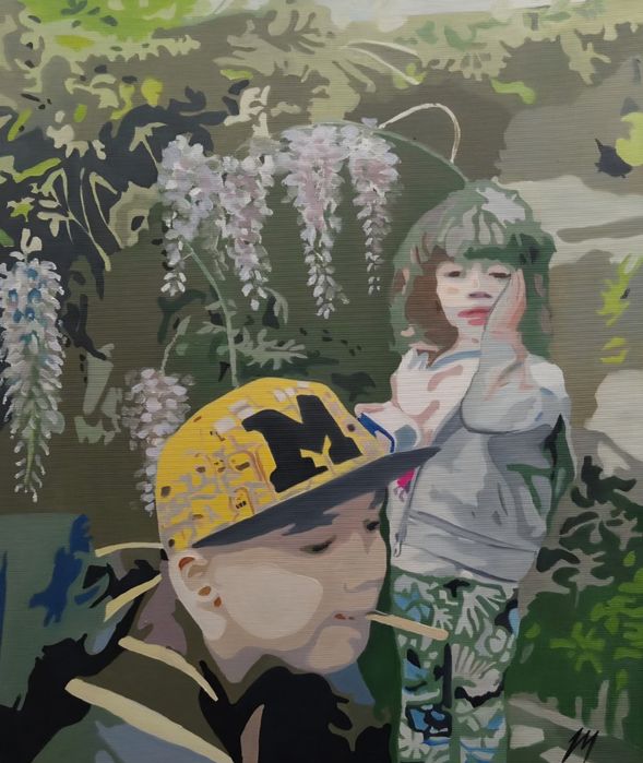 Obraz olejny 60x50 cm oryginał