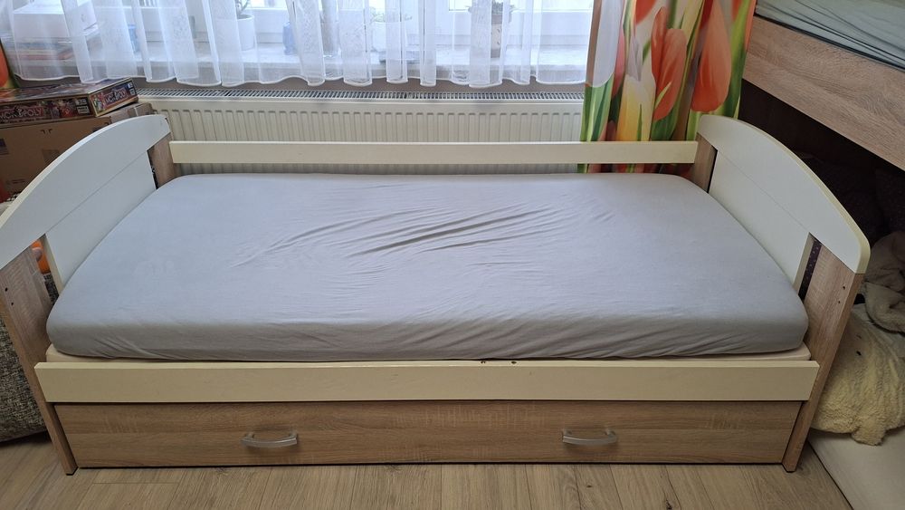 Łóżko dziecięce z materacem 160x80
